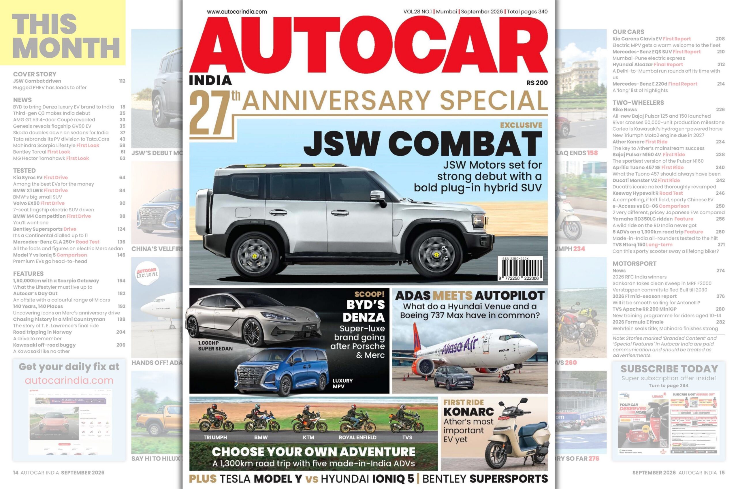 JSW Combat SUV