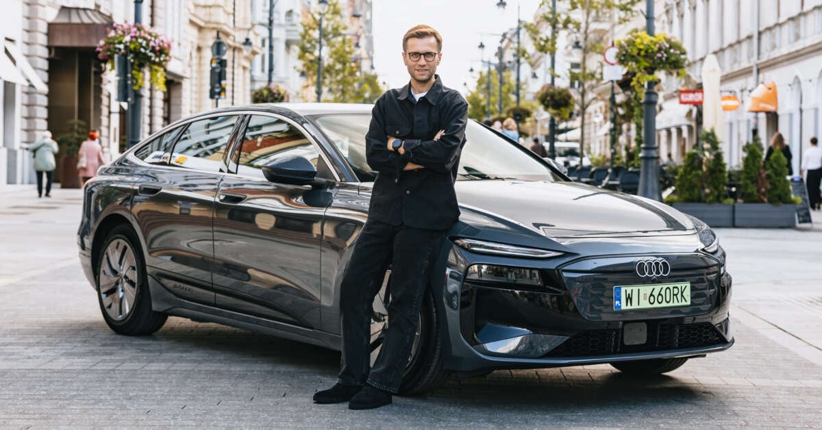 Audi A6 Sportback e-tron во время рекордной поездки