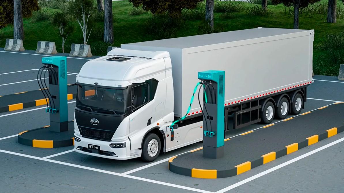 Седельный тягач BYD ETT 44 появился в Европе