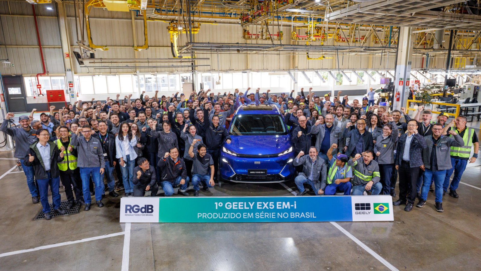 Geely starts EX5 EM-i production in Brazil, deepening Renault ties