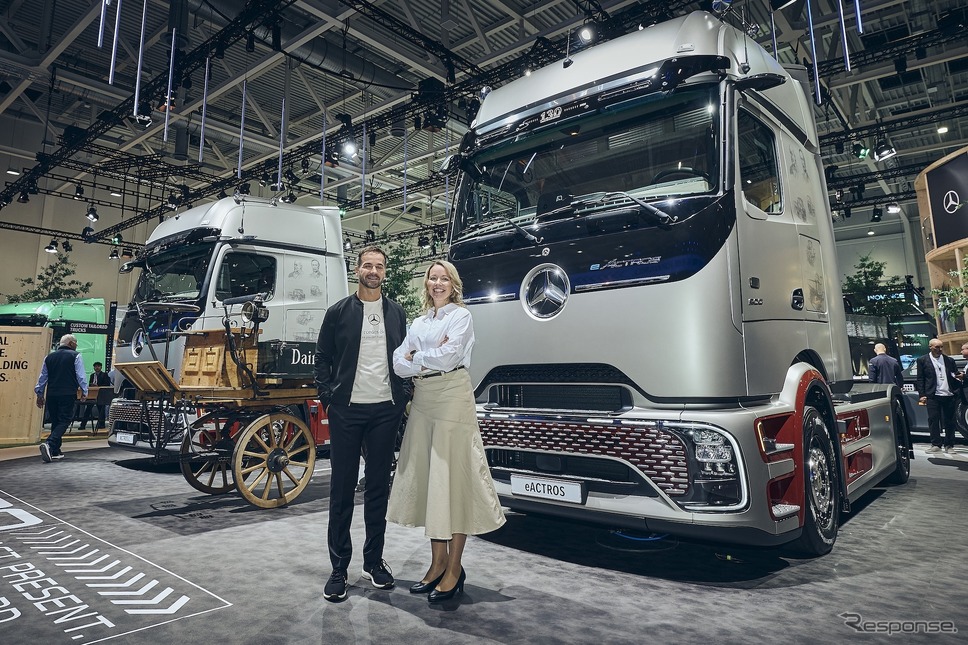 Электрический грузовик Mercedes-Benz eActros Lowliner