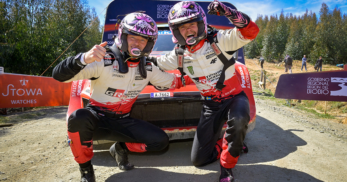 Оливер Сольберг на Toyota GR Yaris Rally1